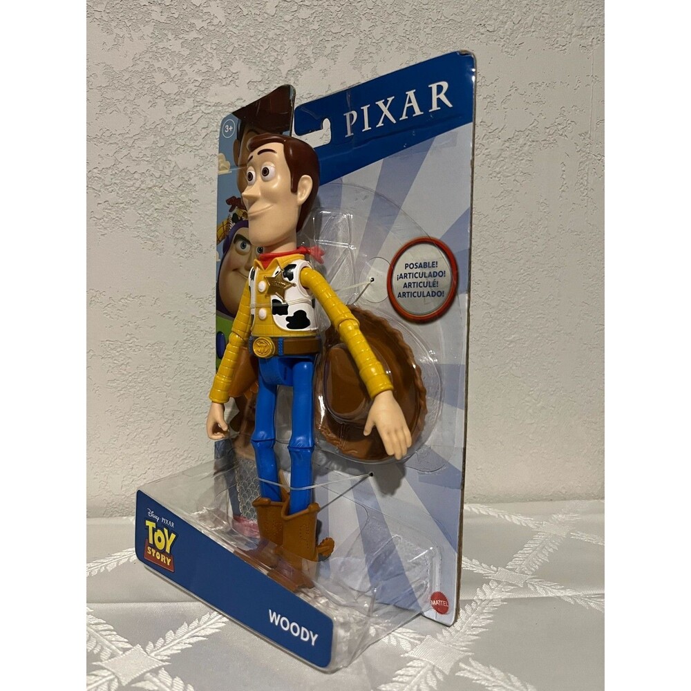 Toy Story Woody Basic Action Figure with Hat Mattel Toys New/Boxed
